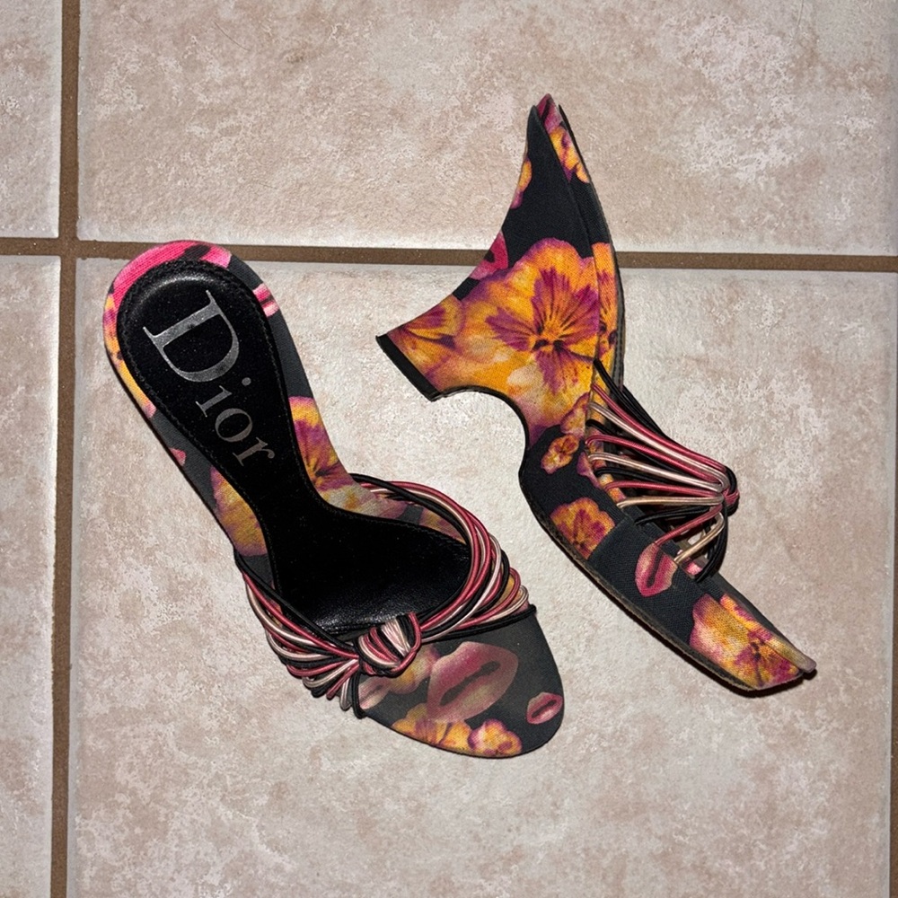 Dior wedge heels